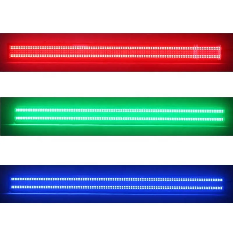 Professional Stage Lighting Led 1296pcs 0.5W Pixel RGB Strobe Light Strip Wall Washer Light 16 Segment Dream Pixel Bar Stage Lig
