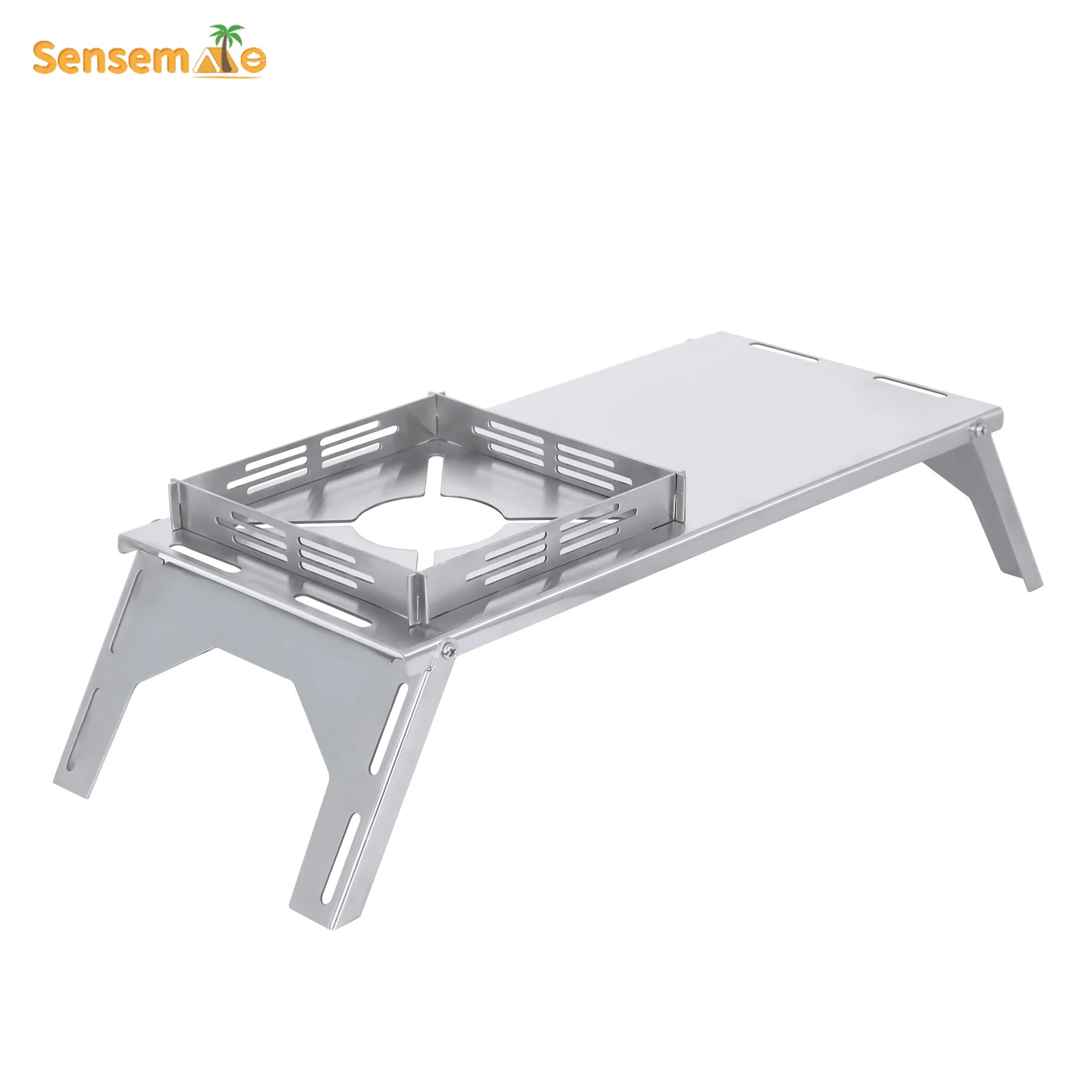 Portable Folding IGT Table, Traveling Brazier Pliante , Nature Hike Camping Gadgets, One Action Mini Gril Stand