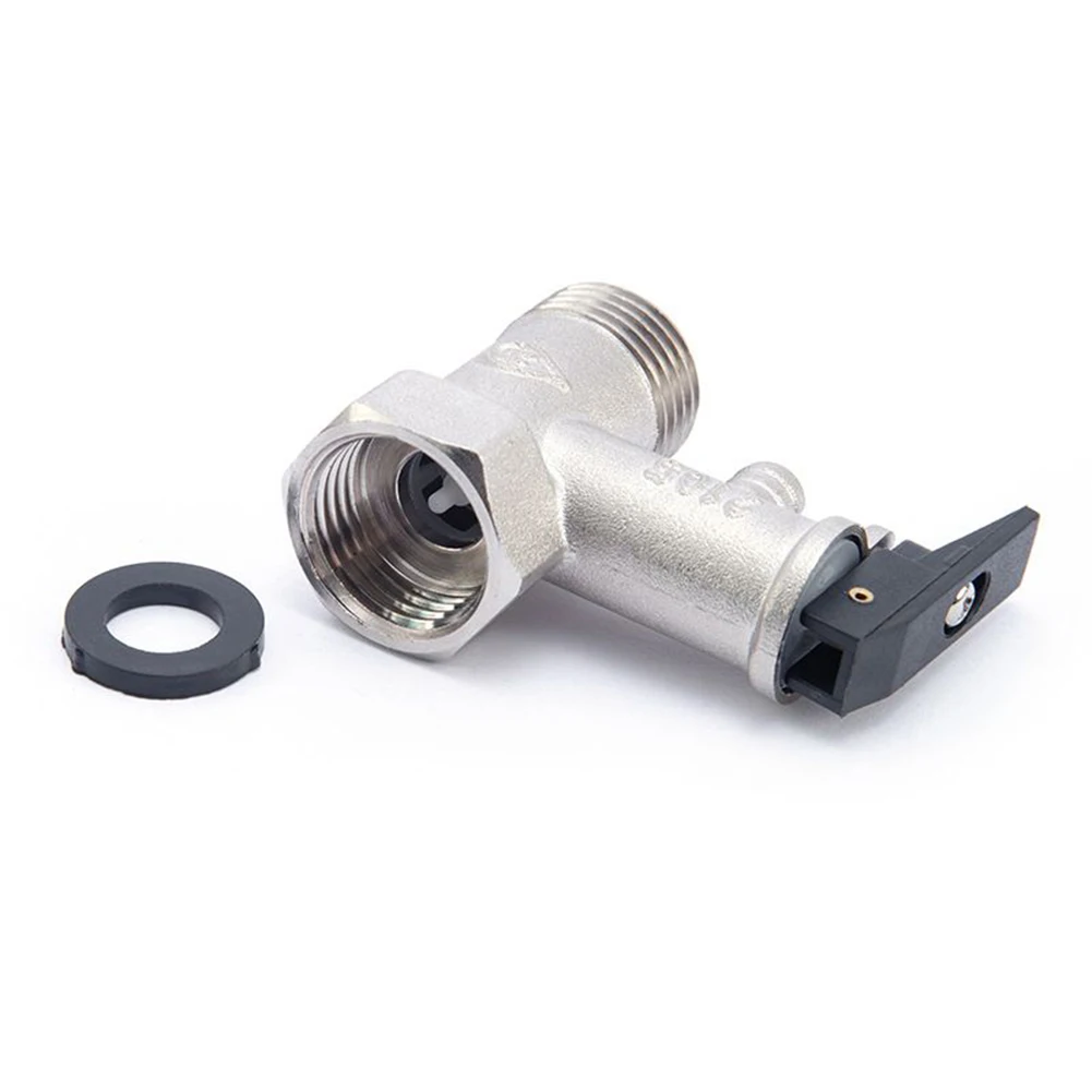 صمام أمان سخان المياه الكهربائي 1/2 بوصة (DN15) صمام تخفيف زنبركي قابل للتعديل من النحاس لنظام سخانات المياه