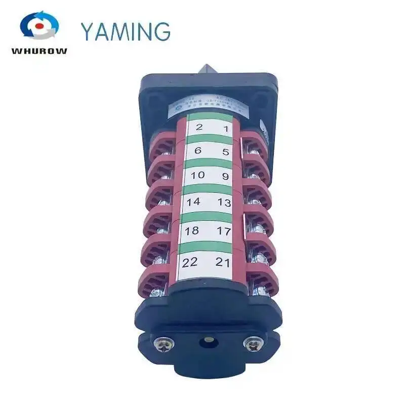 Electric Welding Machine Switch Multi-step 0-3 Position 6 Poles 40A AC380V Manual Transfer Selector Rotary Switch