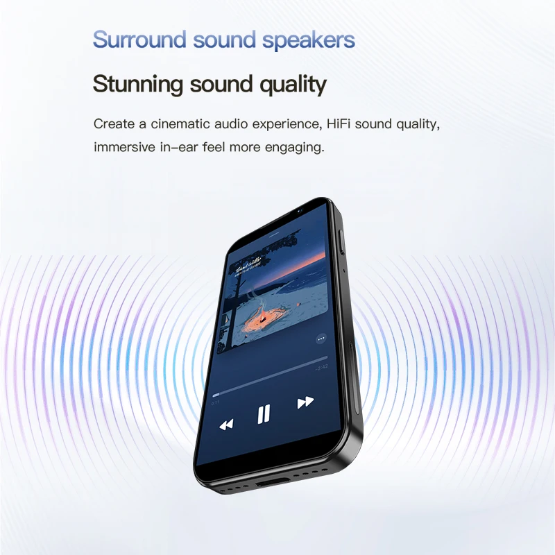 SOYES Mini Smartphone 3.0" Display 2GB RAM 16GB ROM Android 9.0 Dual SIM Standby Face Unlocked 3G Social Media App Small Phone