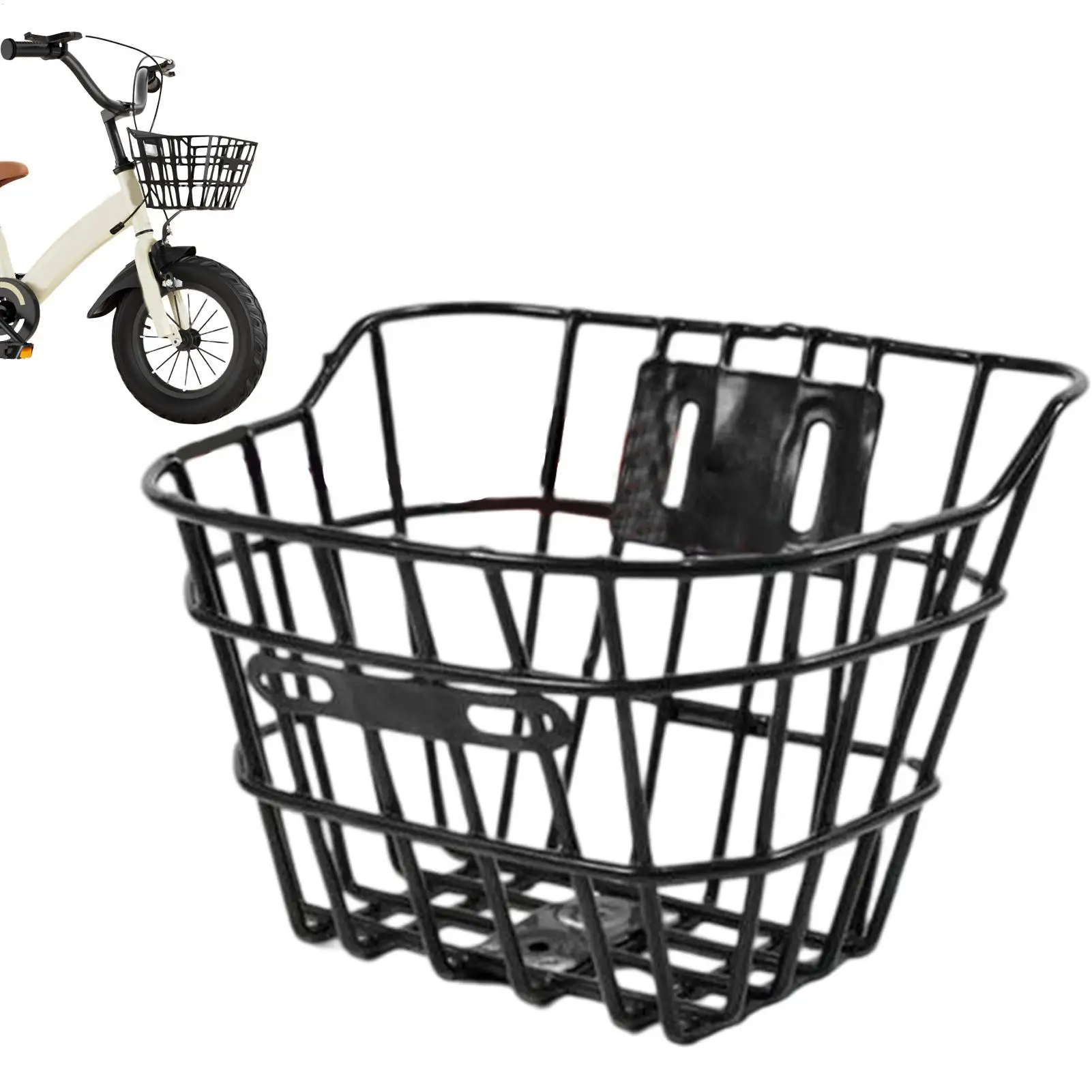 

Cycling Basket Large Capacity Bicycles Basket Accessories Storage Attachment Carrier Holder For Adult Mountain Toddler Outdoor