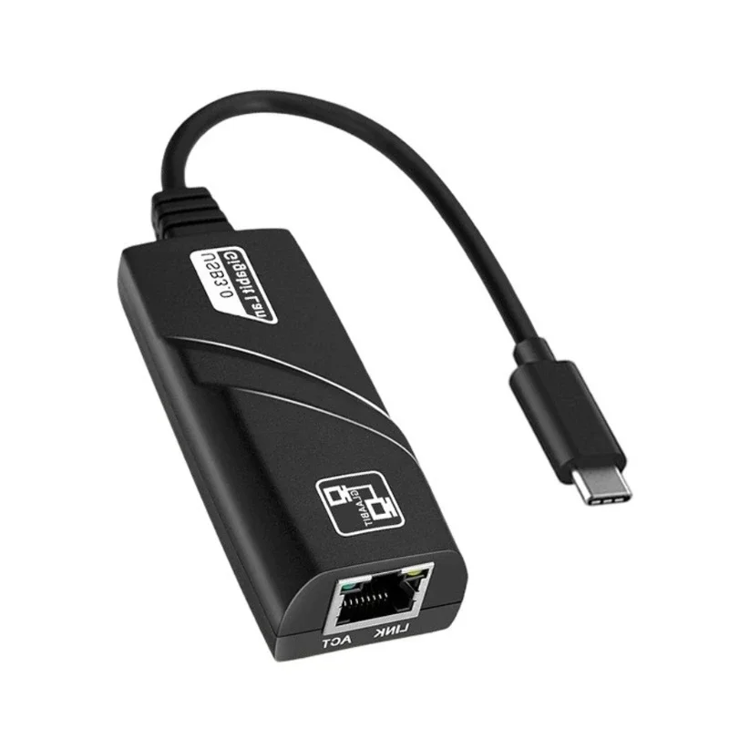 

100/1000 Мбит/с USB типа C до RJ45 LAN Ethernet Adapter для проводных интернет -доступа в офисах и домах