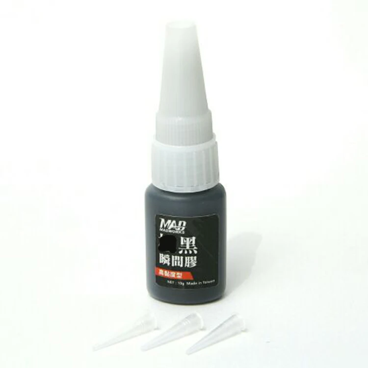 Model Glue Silicone Seamless Pit Filling Patching Madworks Instant Adhesive Black Able to identify the application area