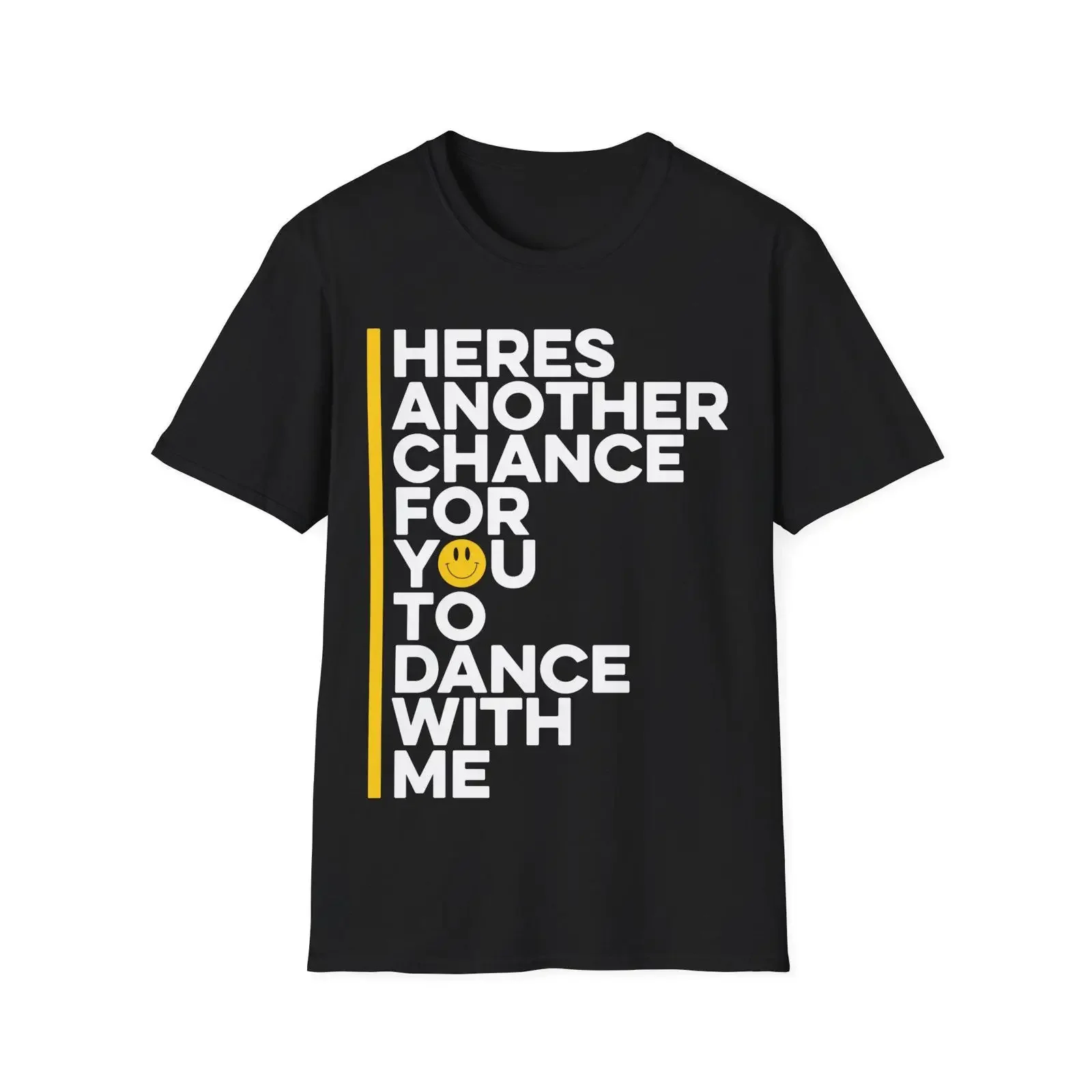 Camiseta Vintage Lavada de Moda Versátil: ¡Otra Oportunidad para Bailar Contigo! Estilo Old Skool Raver Softstyle