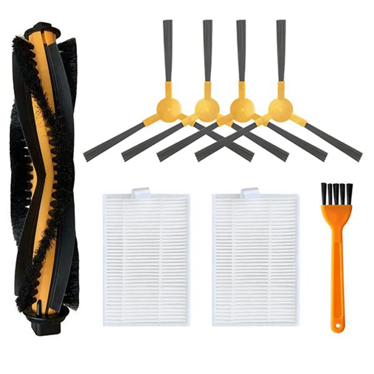 Para c30b xr500 e30 800t 820s 820t 830t robô vácuo escova lateral principal filtro hepa mop pano peça de reposição