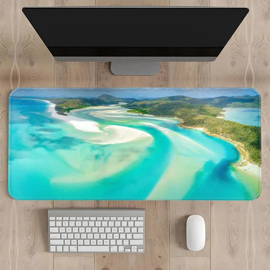 

Coastal Drone Mouse Pad office Pad Game Console Pad Desk accessories Computer Laptop Pad Keyboard Mouse Pad overlock