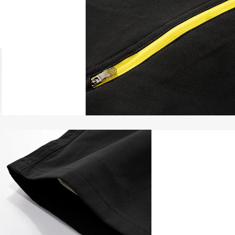 السراويل الحرارية في الهواء الطلق الرجال النساء دراجة نارية شتاء دافئ يندبروف السراويل المقاومة للماء القابلة للإزالة الطبقة الداخلية تسلق Trous #6