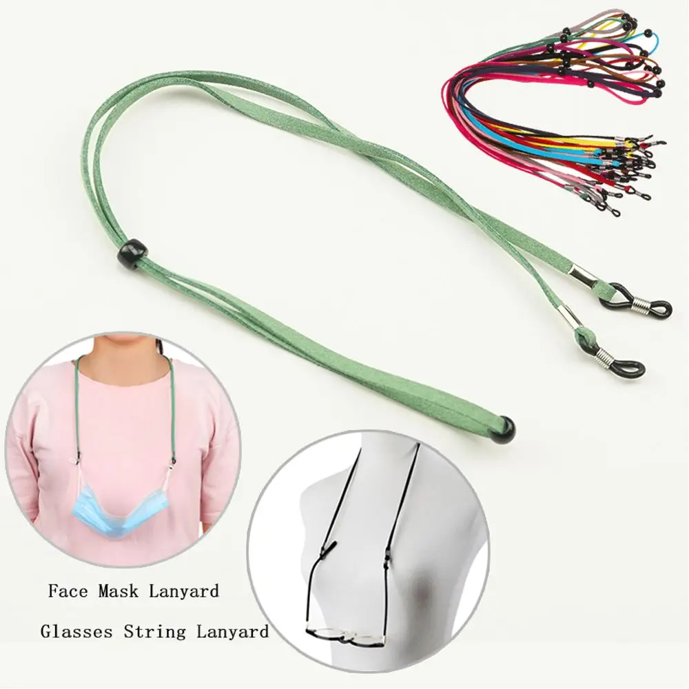 

Adjustable Non-slip High Elasticity Neck Straps Anti-lost Reading Glasses Chain Face Mask Lanyards