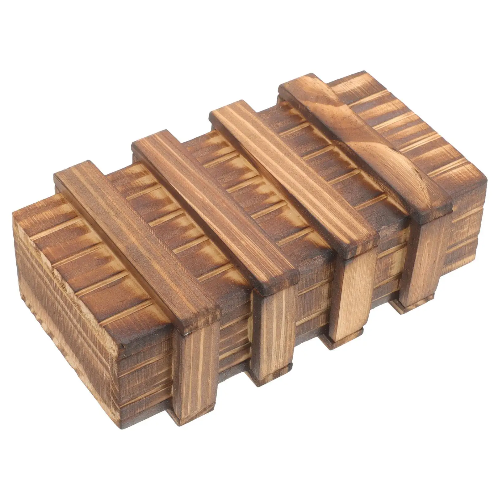 Wooden Storage for Cash Keys Safe Portable Durable Protect Small Items Vehicle Use Money