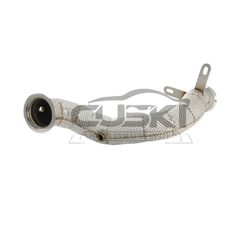 Downpipe For Mercedes-Benz C400/C450 AMG W205 2015-2023 Exhaust Pipe 304 Stainless Steel Exhaust Downpipe without catalyst