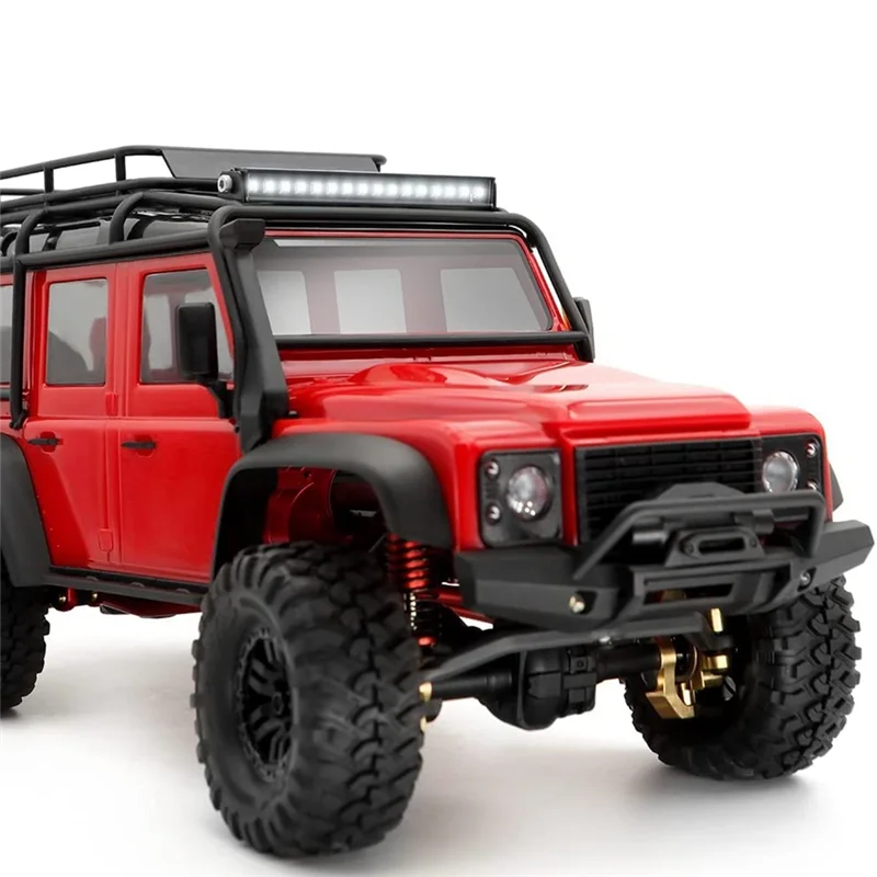 AA87 Metal 16 LED 8 modos barra de luz de techo lámpara de techo repuestos accesorios para TRX4M TRX4-M 1/18 coche trepador de control remoto Upgr