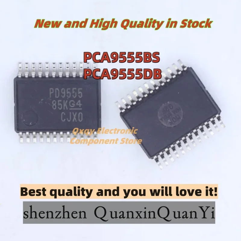 10pcs new PCA9555BS 9555 PCA9555DB  PCA9555 Expander chip SMT SSOP