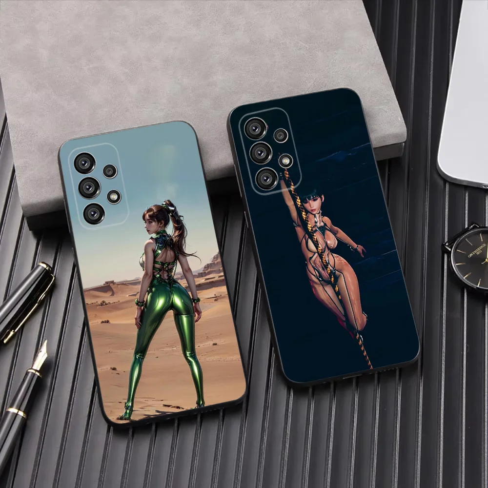 

Game Stellar Blade Phone Case For Samsung Galaxy A13,A21s,A22,A31,A32,A52,A53,A71,A80,A91 Soft Black Shell