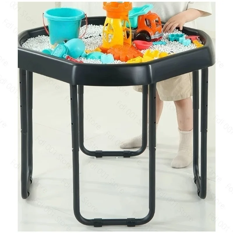 Children's Montessori Tuff Tray Sensory Play with Adjustable Stand Garden Outdoor Messy Mixed Tray