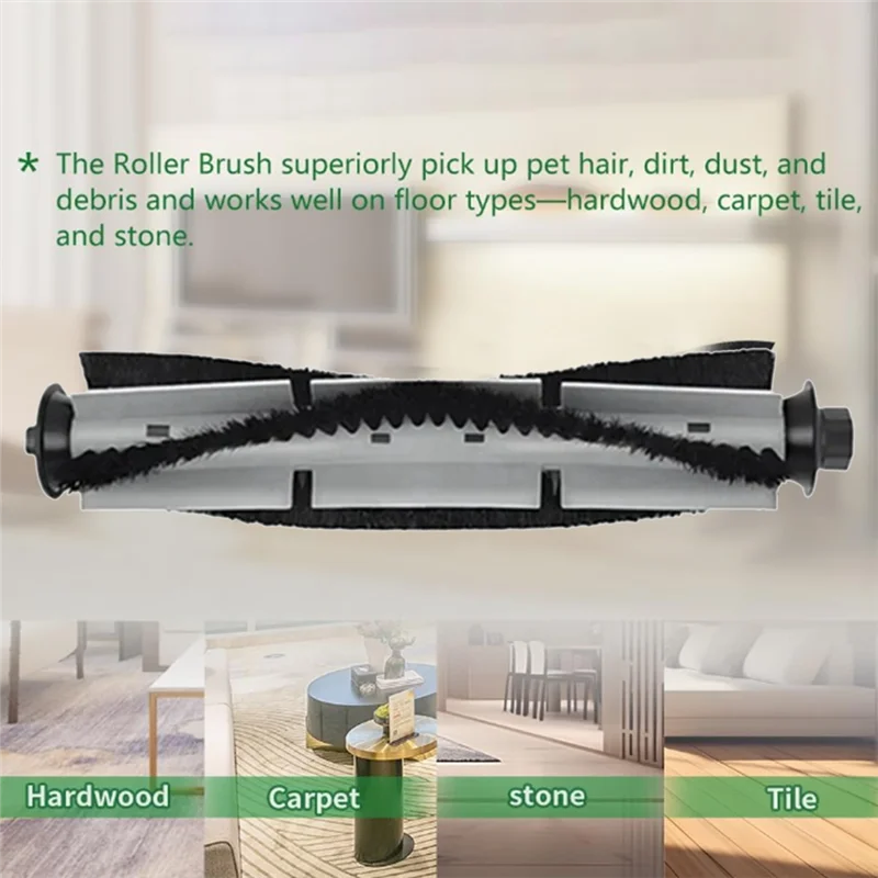 A17F-2 Pcs Roller Brush For Tama H14/Innos Innos R7/Lihas Lhhas Lh90 Sweeping Machine Accessories Sweeping Machine Accessories