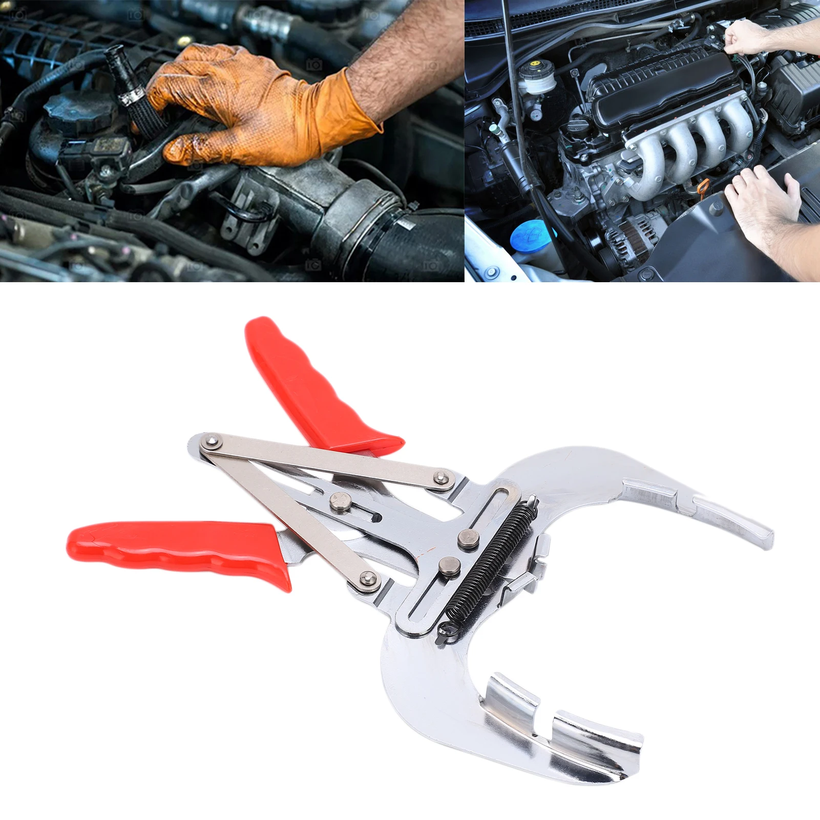 

80‑120mm Piston Remover Plier Steel Expander Installer Compressor Grip Auto Repair Tool Piston Compressor Plier