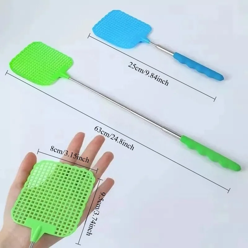 Adjustable Telescopic Fly Swatter Extendable Mosquito Pest Control for Home Garden And Outdoor Use