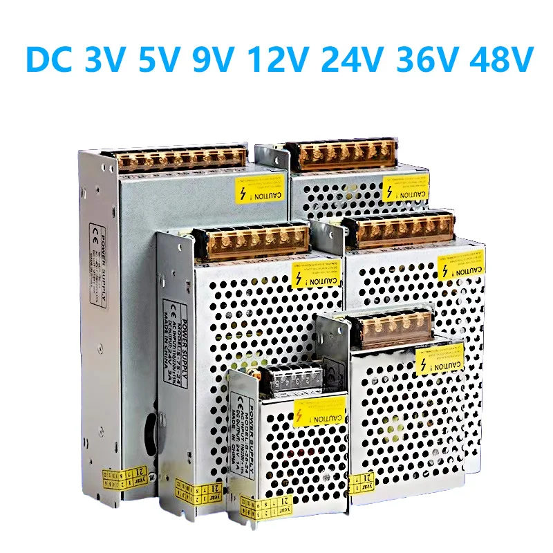 Alimentatore CA CC 5 V 12 V 24 V 36 V 15 V 18 V 24 V 36 V Fonte 400 W 500 W 600 W Trasformatori da 220 V a 5 12 24 V Alimentatore SMPS
