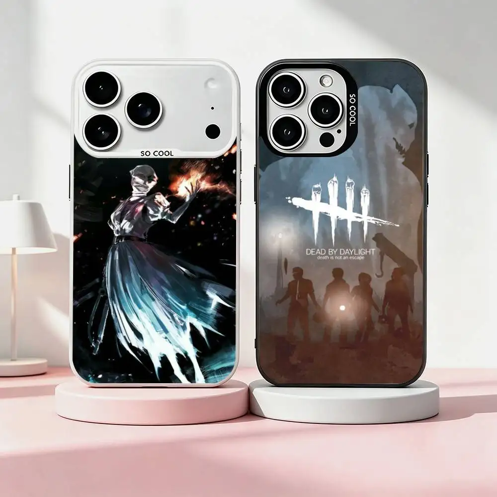 Art DBD Game D-Dead by Daylight  Phone Case For iPhone 17,16,15,14,13,12,11 Plus,Pro Max,XS,Colorful Silver Phone case Funda