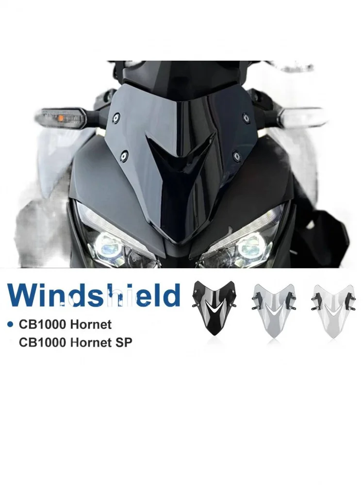 Déflecteur de pare-brise pour Honda CB1000 Hornet SP 2025 - Spoiler Visière, Compteur dédié & Accessoire de protection contre le vent