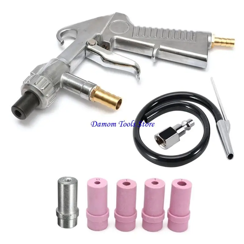 57be Sand Blaster Комплекты песчаные бластер с шлангом и форсунками для абразивной среды бластерной шкаф для