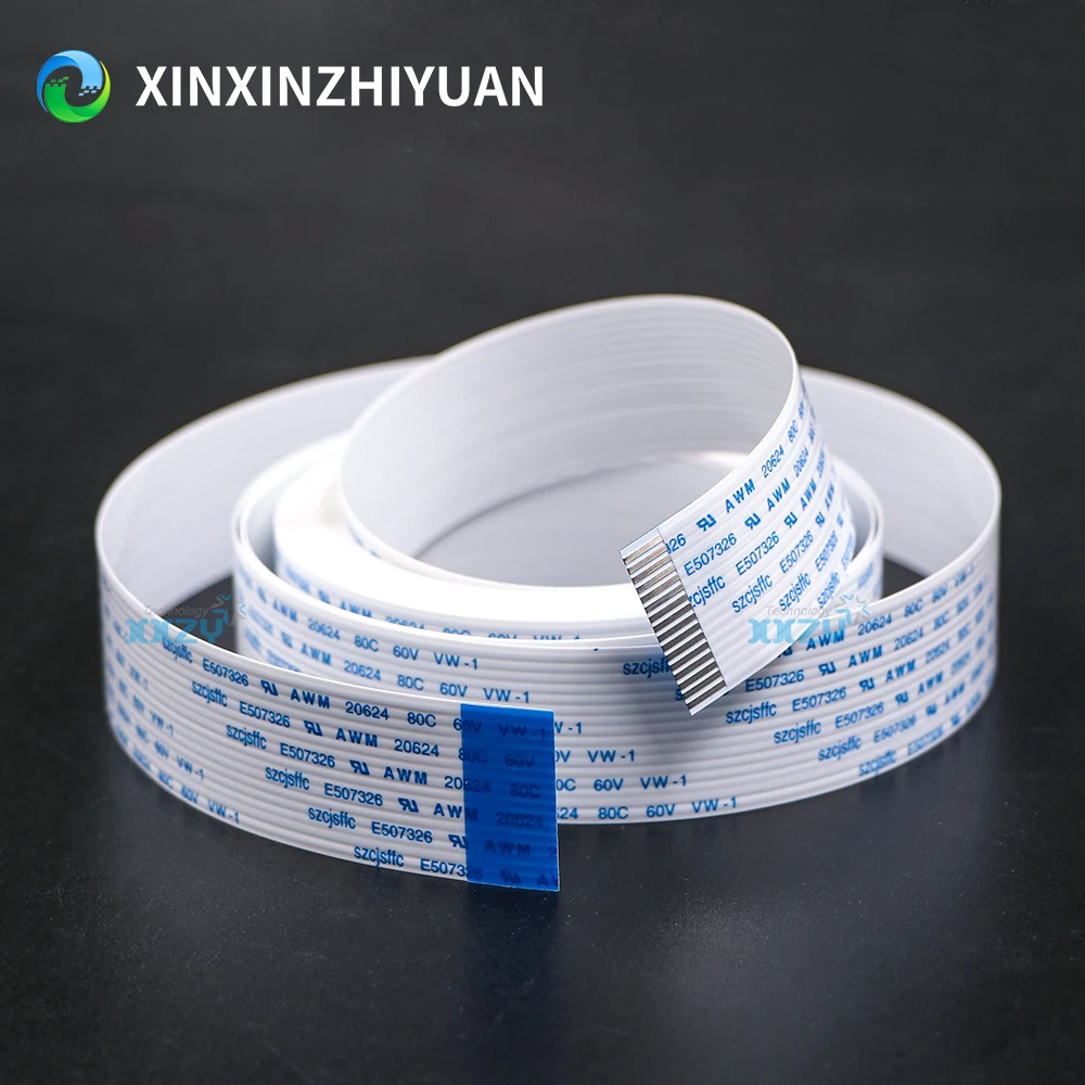 14P 16P 18P Long Data Cable for Crystaljet Phaeton Infiniti Eco Solvent Printer 6.1M 6.5M FFC Flat Cable 16Pins Data Wire 6100mm