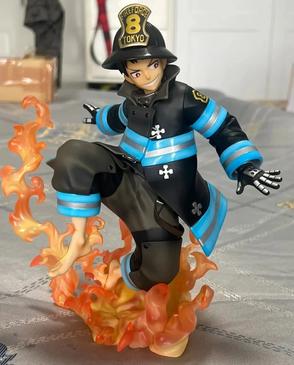 Fire Force Enen No Shouboutai Shinra Anime-Charakter Sammlerfigur Modellstatue Spielzeug Dekoration Kleine Gi-Merchandise – Detail 4