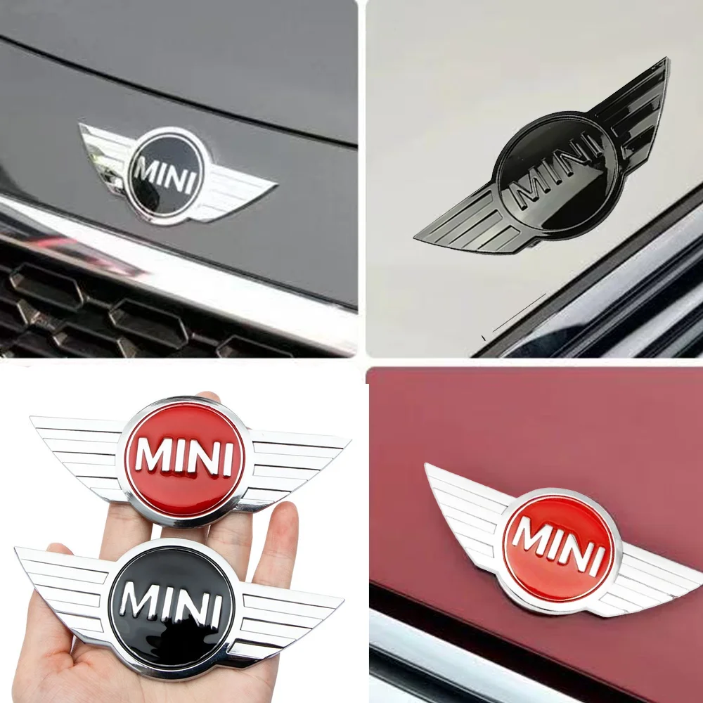 1pcs Car Rear Front Hood Emblem Badge Decoration for BMW Mini Cooper R55 R56 R60 R61 Replacement Logo Auto Styling Accessories