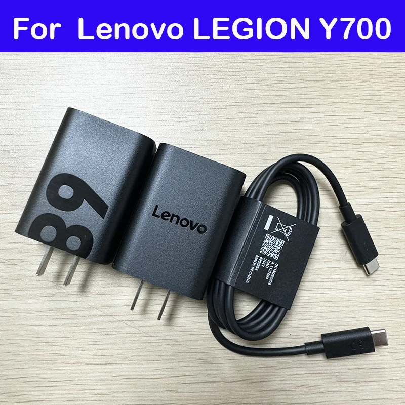 Original For Lenovo LEGION Y700 2024 2025 Type-C 68w Fast Charging FlashCharg  Charger Cable USB-C Cabel For Lenovo LEGION Y700