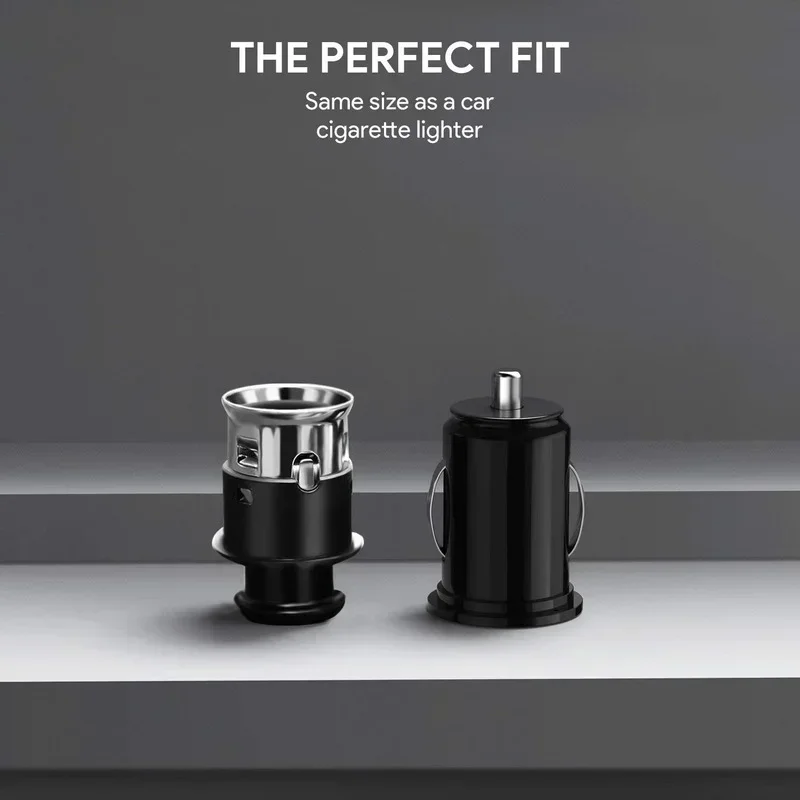 Dual USB 4.8A Quick Charger for Portable Phone Fast Charging Small Size In Car for Travel Mini Car Charger