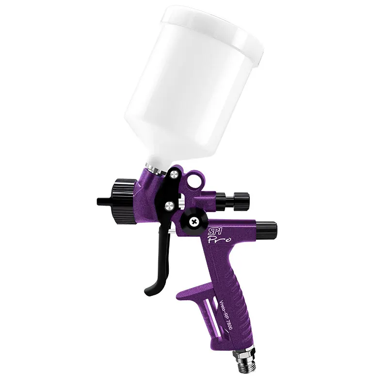 SPI Pro Purple 7800 SUTU Spray Gun 1.3/1.4/1.7MM Caliber Automotive Topcoat Spray Gun Pneumatic Tool Spray Gun