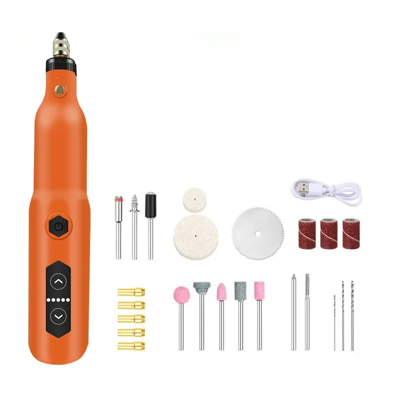 AA81-For DIY Wooden Carving Model Making Handheld Grinding Pen Rotary Tool Kit Electric Grinding Machine For Woodworking Detaili