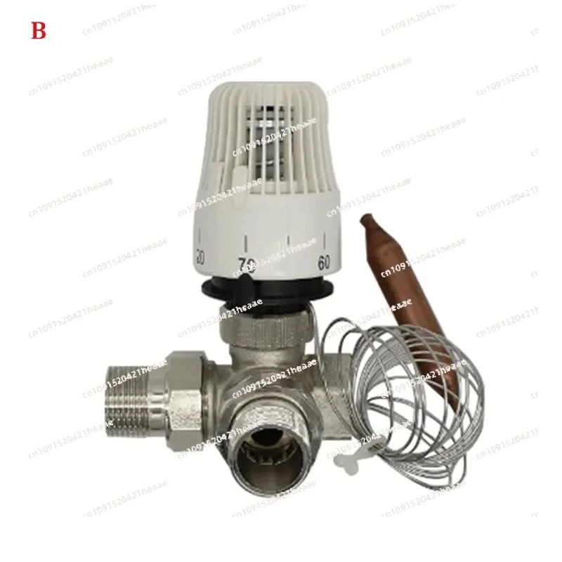 Suitable for 30-70degree N15-N32Straight thermostatic radiator valve heating system temperature controller valve