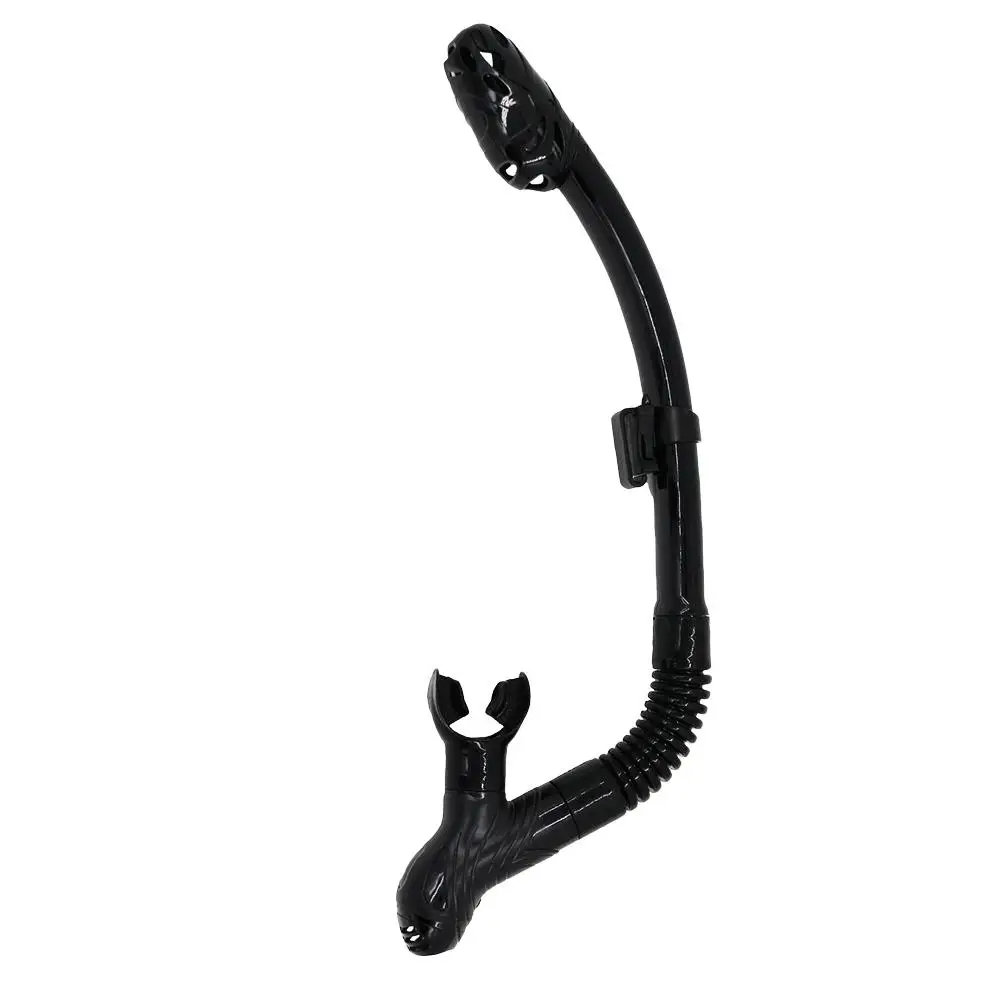 

Adjustable Dry Snorkel with Holder - Silicone Breathing Tube for Diving & Swimming