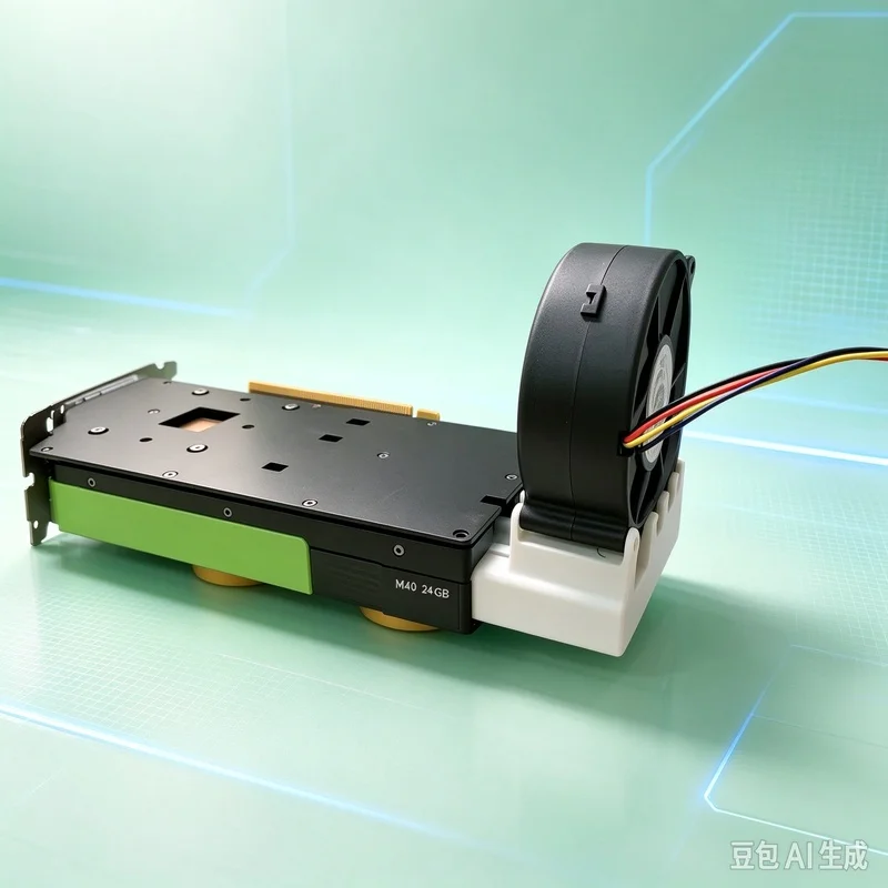 New A+ For NVIDIA For Tesla P40 P100 M40 GPU Modified 9cm L-shaped Turbo Cooling Fan BFB1012VH