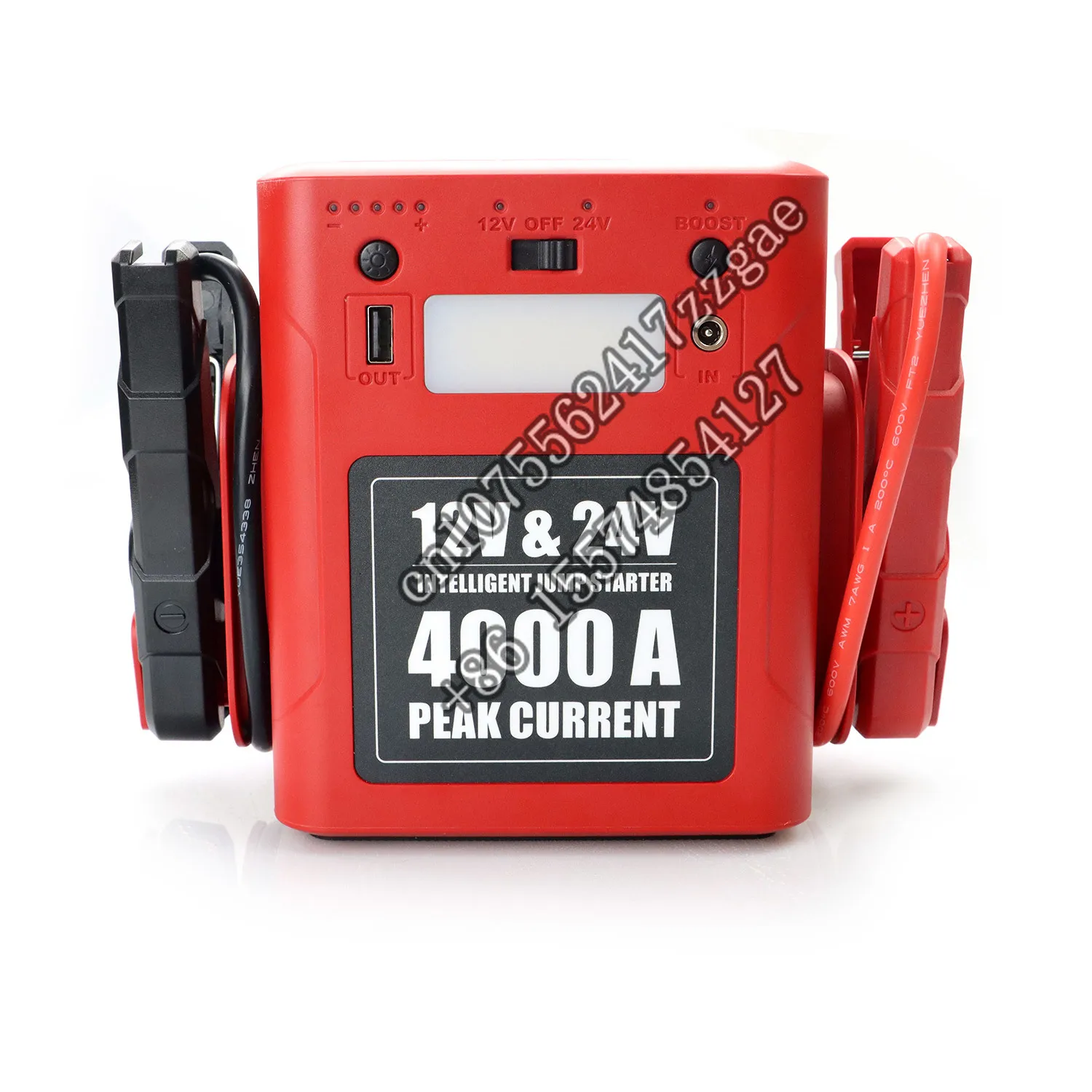 China factory wholesales  56000mah heavy duty jump starter 12V 24V for  truck bus