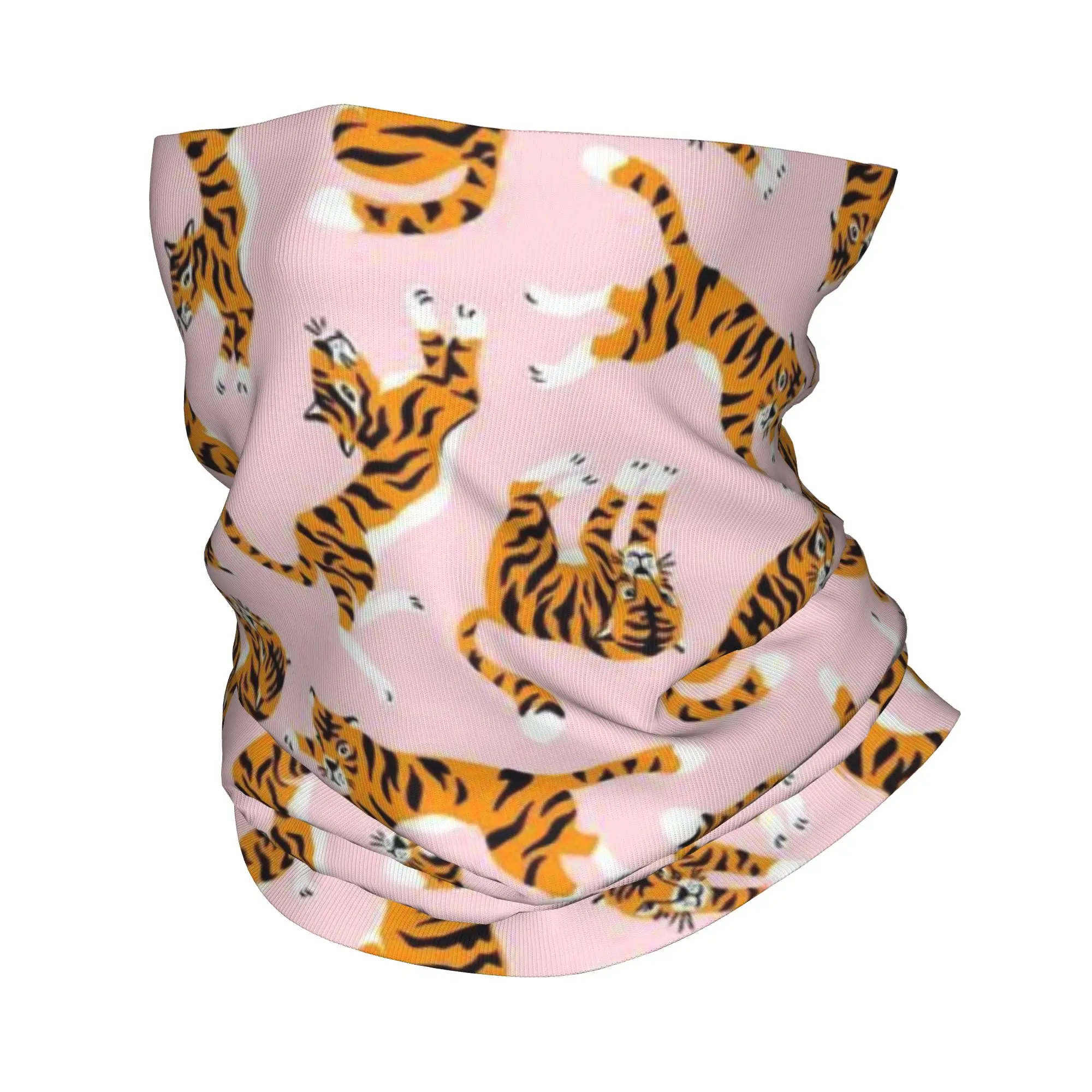 

Бандана с тигровым принтом, многофункциональная маска для лица, шарф для защиты шеи, для мужчин и женщин, для походов и рыбалки