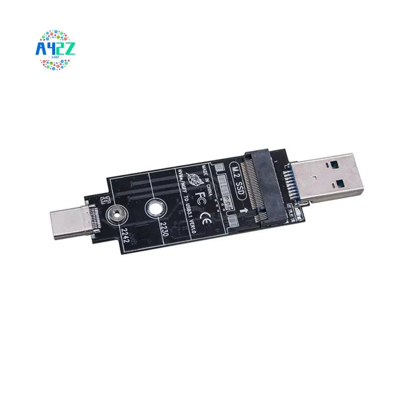 

Адаптер A42Z-RTL9210B с чипом B+M/M Key Dual Protocol для M.2 SSD, поддерживающий протоколы M.2 SATA и NVME SSD, USB 3.2 GEN2 Riser, 10 Гбит/с