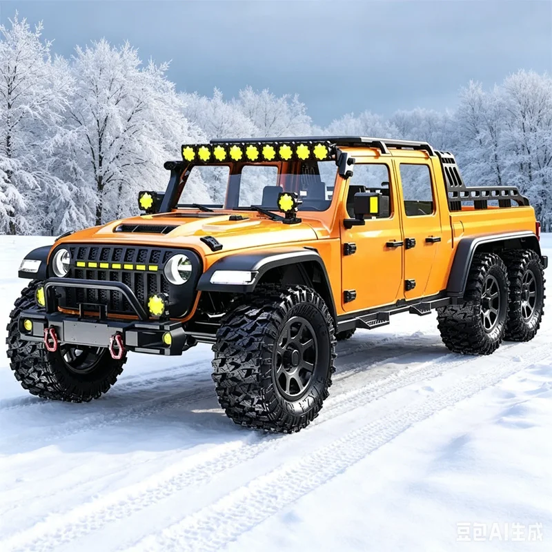 Ck Model Rc 6Wd Off Road Climbing Crawler Truck Ck5816 1/7 Brushless Electric Dual Speed Differential Lock For Rock Crawling