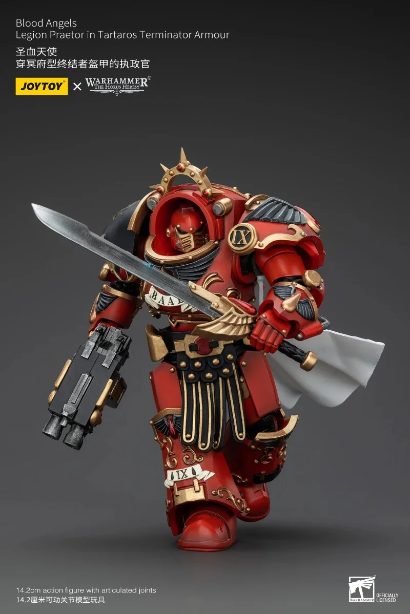 

JOYTOY 40K 1/18 Action Figure Blood Angels Legion Praetor in Tartaros Terminator Armour Anime Figures Toys[IN STOCK] Model