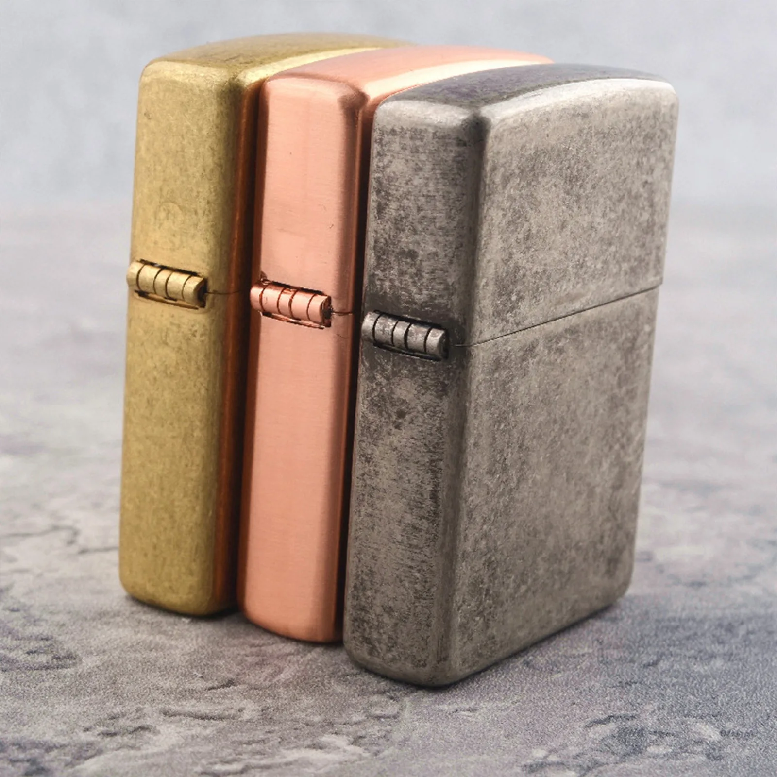 حافظة ولاعة سجائر نحاسية مقاومة للغبار والرطوبة حافظة ولاعة عالمية راقية ملحقات ولاعة هدية للرجال