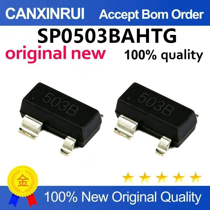 （5pcs-100pcs）Brand new original SP0503BAHTG SP0503BAHT silk screen 503B electrostatic protection diode SOT143