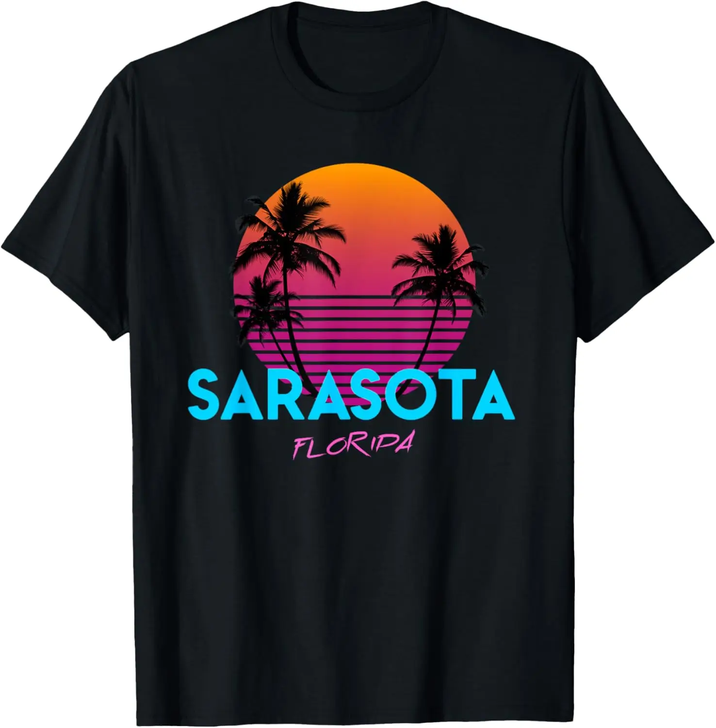 

Sarasota Florida Retro 80s T-Shirt