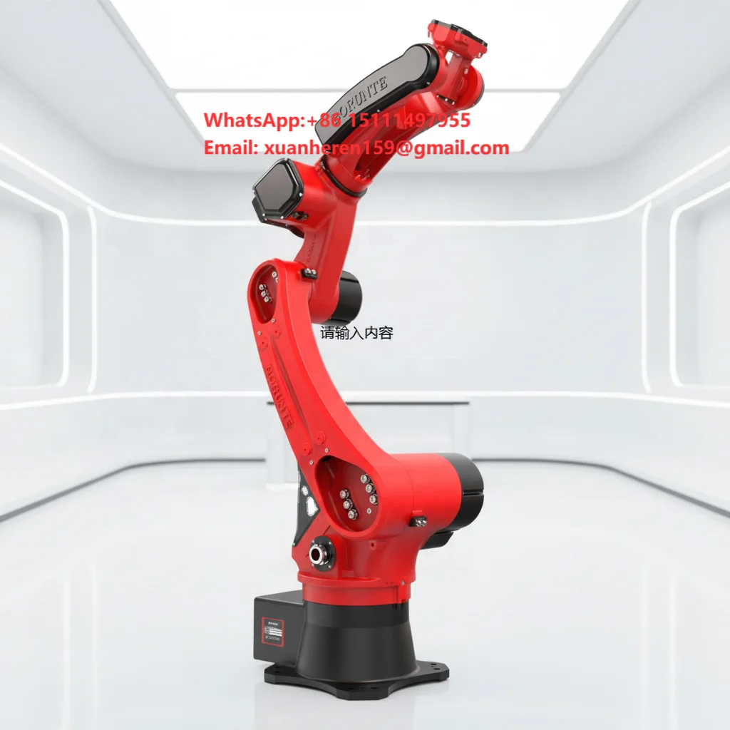 Bras robotisé BORUNTE avec PLC et moteur, système de soudage intelligent, solution d'automatisation robotique industrielle à 6 axes articulés, MIG/TIG/Laser
