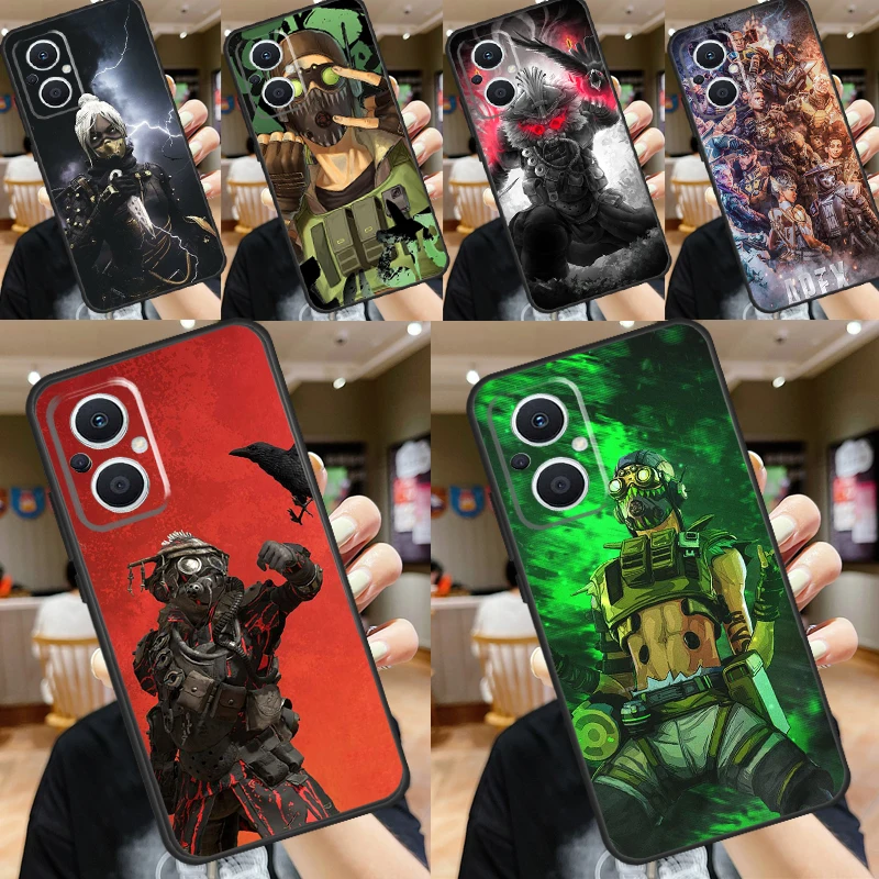 Apex Legends Game Case For OPPO Reno 7 8 6 5 4 Lite 8T 4Z 5Z 11 F 10 Pro OPPO Find X6 X5 Pro X2 X3 Neo Cover