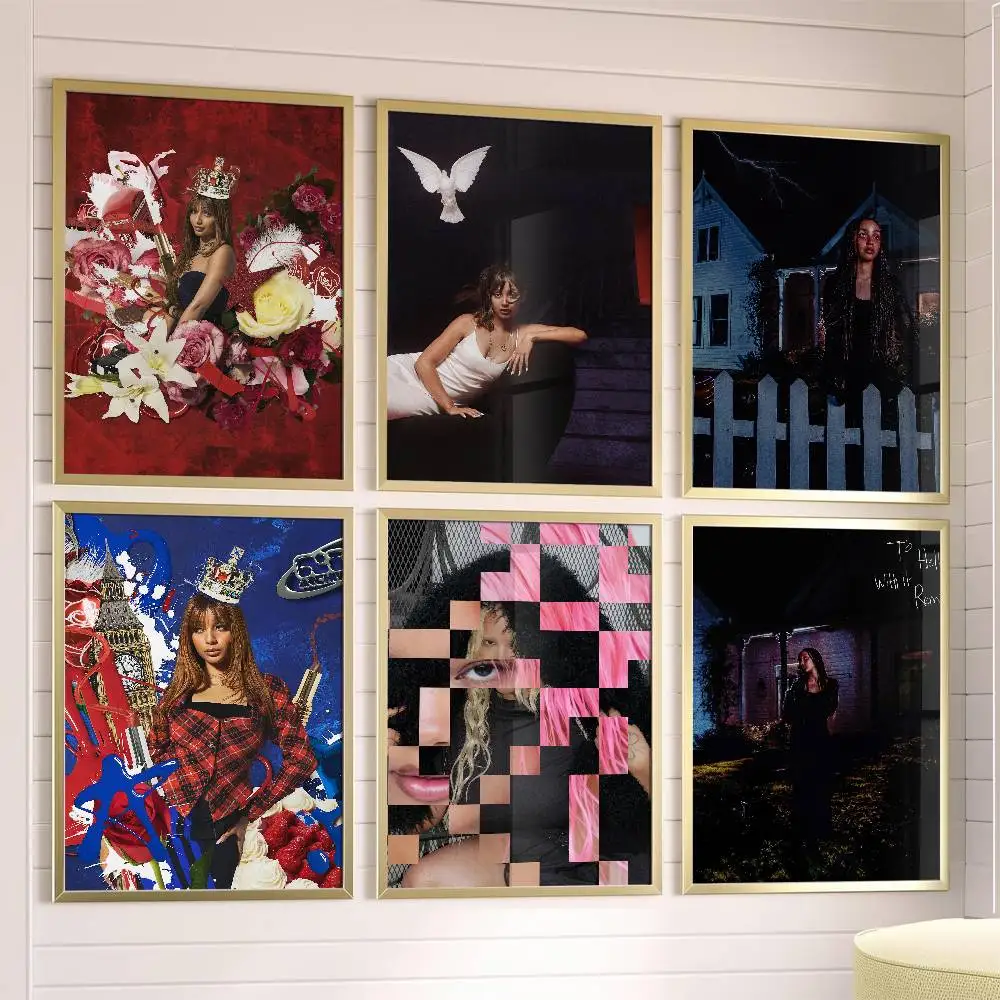 يتوهم أن PinkPantheress المشارك حائط لوح رسم صورة فنية غرفة المعيشة ديكور غرفة نوم المنزل