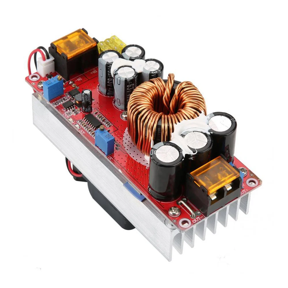 1800W DC Converter CV Boost Converter Step Up Adjustable Module Power Supply 40A 10V-60V to 12V-90V Regulator