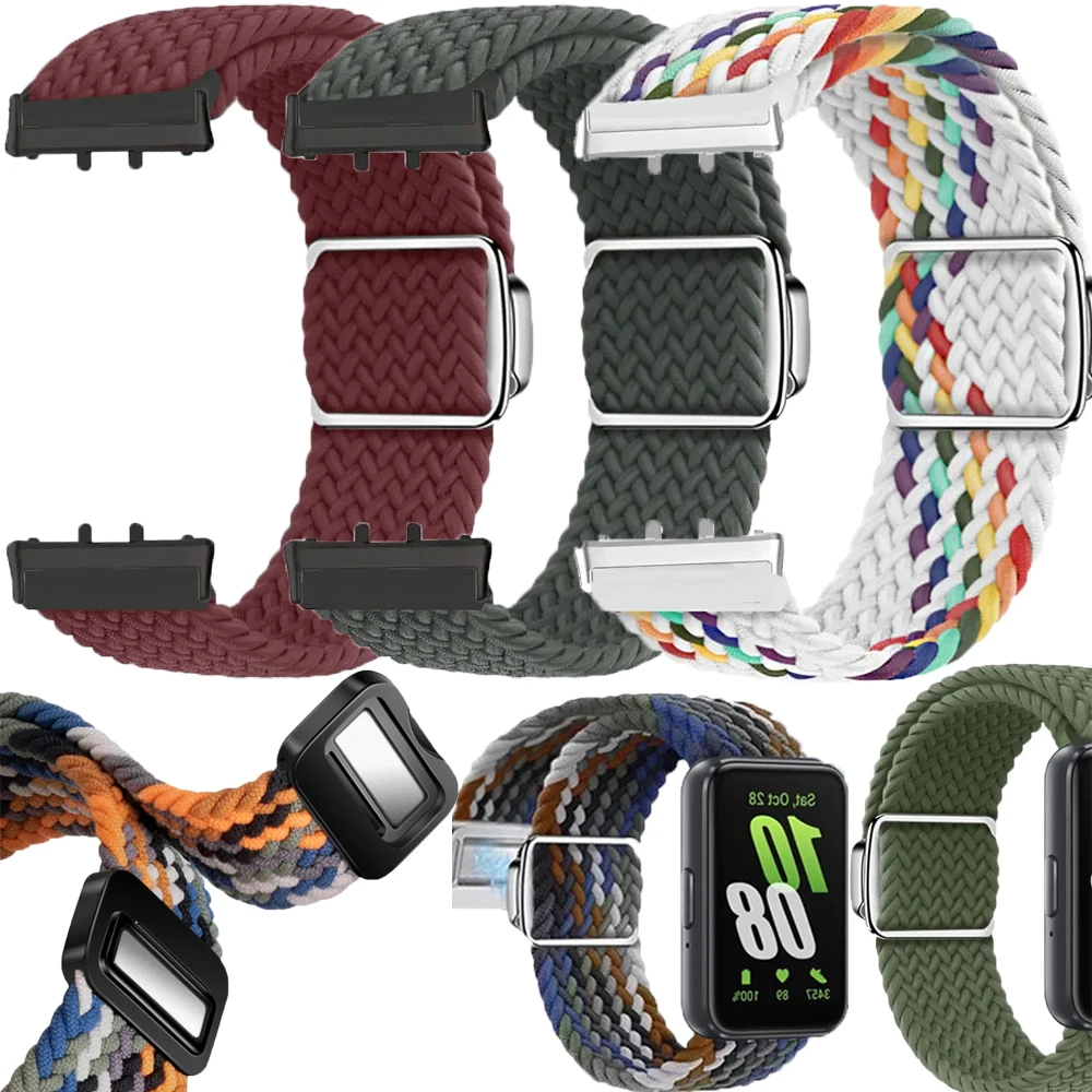 Ремешок с магнитным плетением для Samsung Galaxy Fit 3 SM-R390, цветной спортивный ремешок, браслет для Samsung Galaxy Fit 3, аксессуар для ремешка для часов
