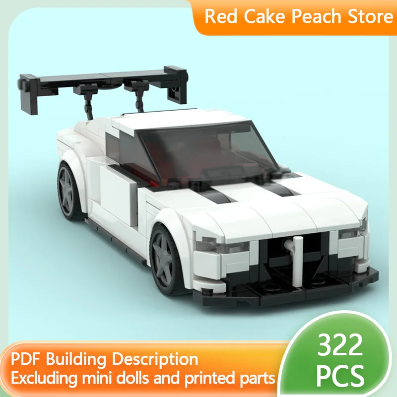 

Speed Racing Car Model MOC Building Bricks M4 Luxury Sports Car Modular Technology Children Holiday Gifts Assemble Toys Suit
